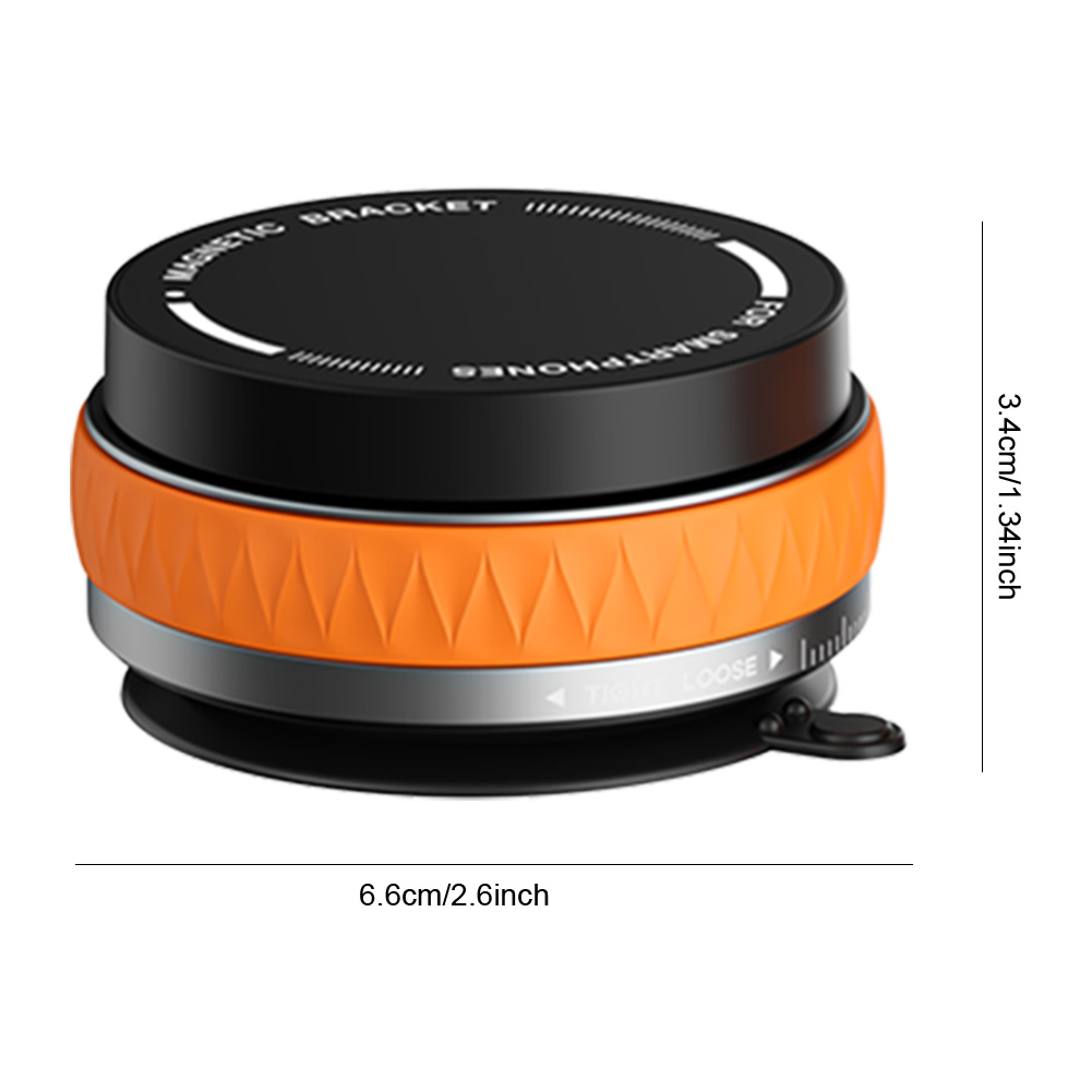 Support de téléphone de voiture à ventouse magnétique sous vide pour Magsafe 360 ° Support de Navigation rotatif, support magnétique pliable pour voiture pour iPhone