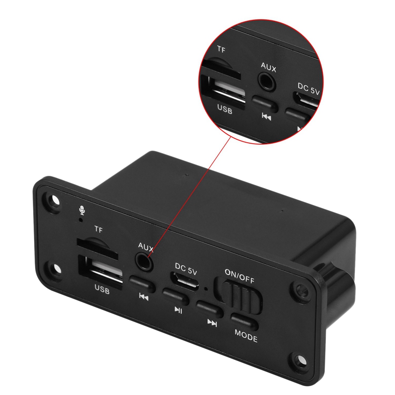 Modulo Bluetooth 5.0 Per Auto – Lettore MP3 Con FM, USB, TF E AUX, Perfetto Per La Tua Macchina!