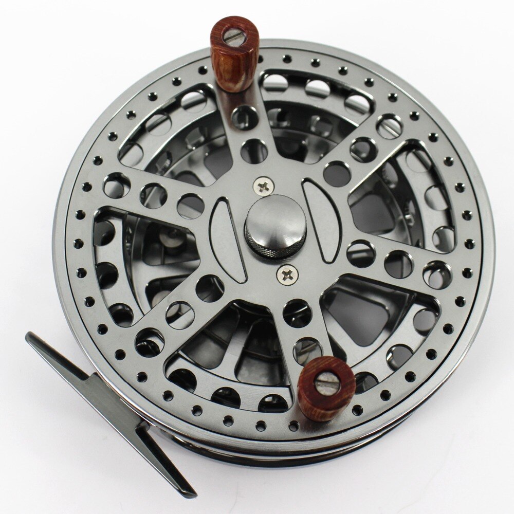 113.5MM 4 1/2&quot; CNC MACHINED ALUMINUM CENTER PIN CENTREPIN FLOAT REEL STEELHEAD SALMON TROTTING FISHING