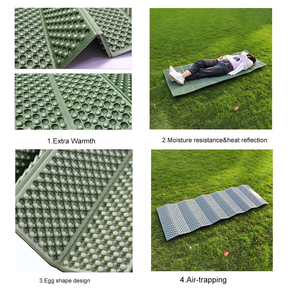 Foldable Foam Pad Camping Mattress Folding Lightweight Backpacking Mattres Foam Sleeping Pad Picnic Beach Mat For Camping Hiking