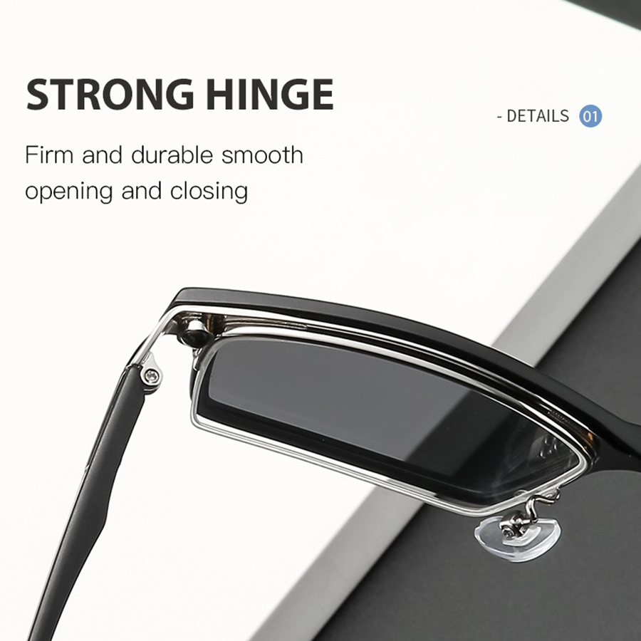 Brilleinnfatning herre med 5 stk. klips polariserte solbriller brille magnetiske briller herre  uv400 briller 2347