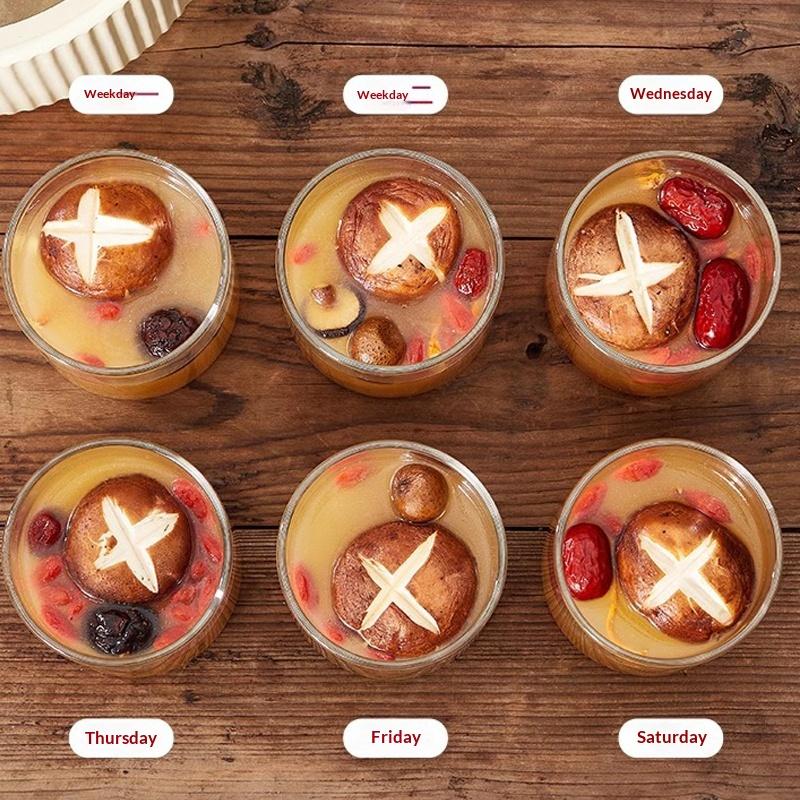 240/400ML Glass Food Storage Jar With Sealed Silicone Lid Heat Resistant Microwavable Soup Juice Container Cereals Jar