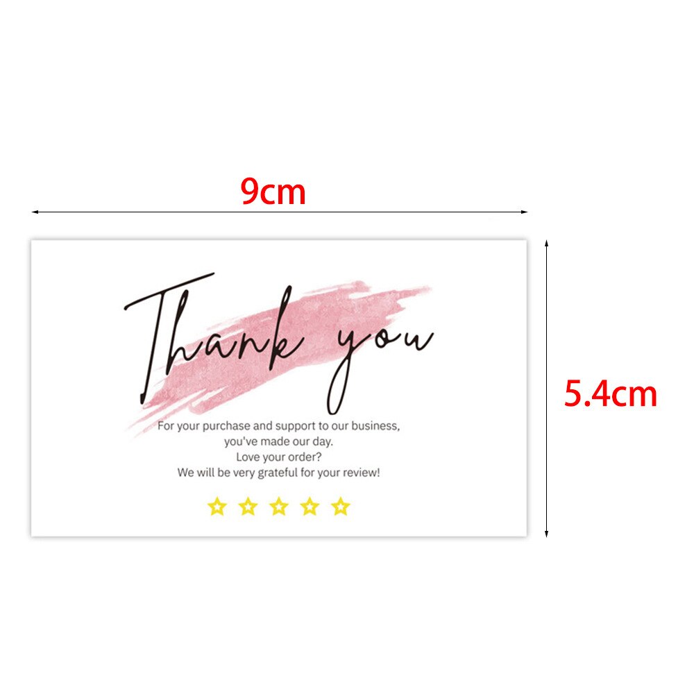 10-30pcs Thank You For Your Order Mini Card Pack Thank You For Supporting Small Business Card Multipack Small Business Note Card