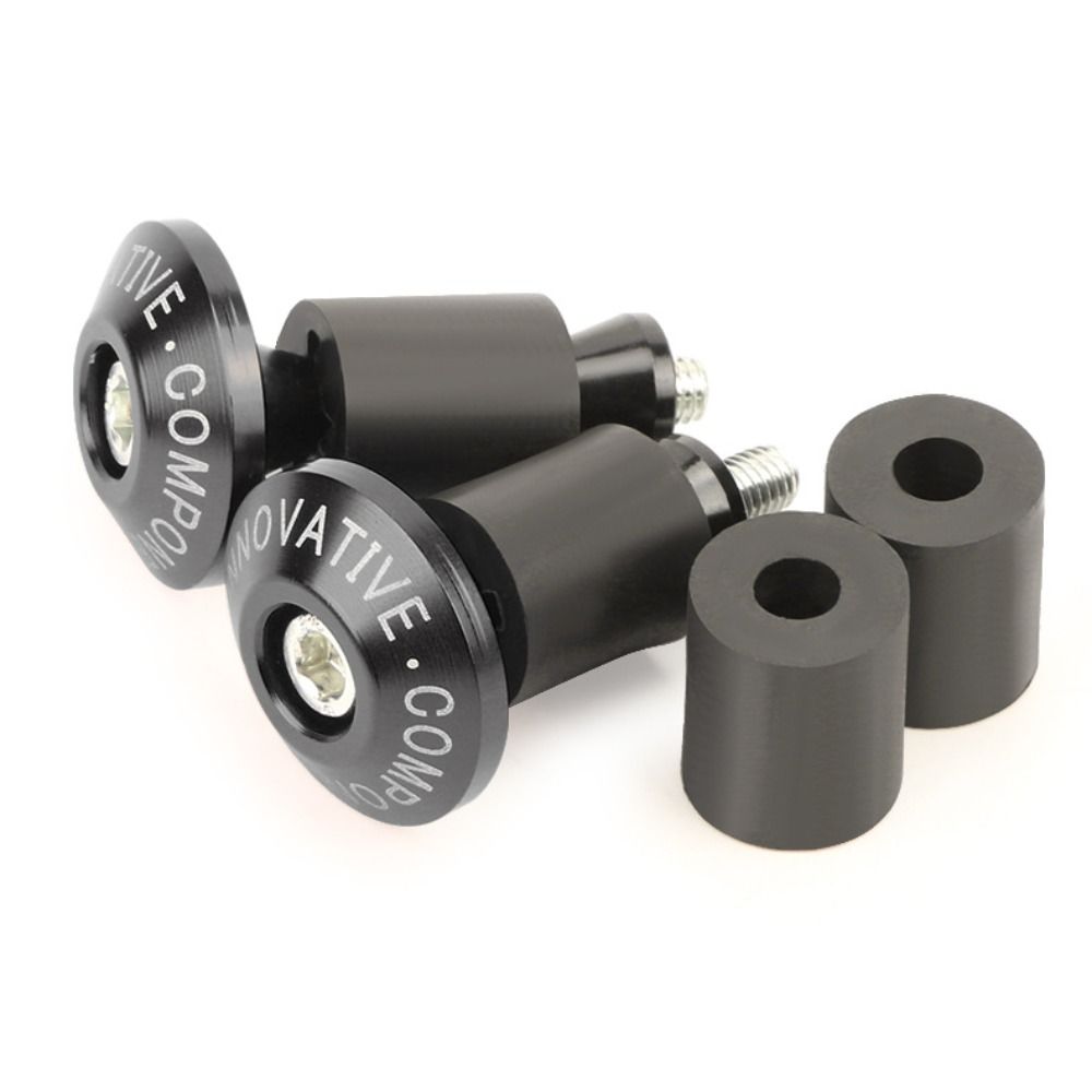 Aluminum Alloy Motorcycle Handlebar Plug Anti-Slip Universal Handlebar Grips Cap Shockproof Handlebar End Motorcycle Accessories