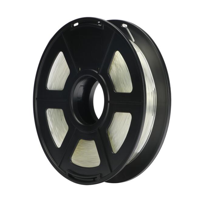 ANYCUBIC 3D Printer TPU Filament Flexible Plastic 500g/Roll 1.75mm Color Optional Rubber Consumables Material For 3D Printer: Transparent