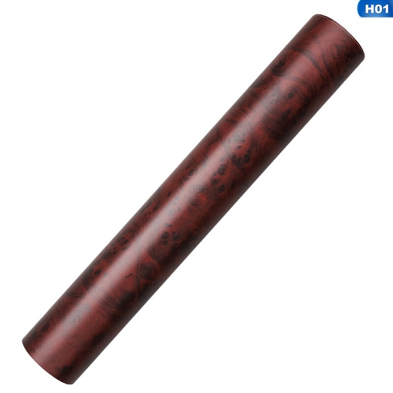 High Glossy Wood Grain Textured Vinyl Sticker Decal Roll Car Interior DIY Film Wrap Automobiles Waterproof Vinyl Car Sticker: H01