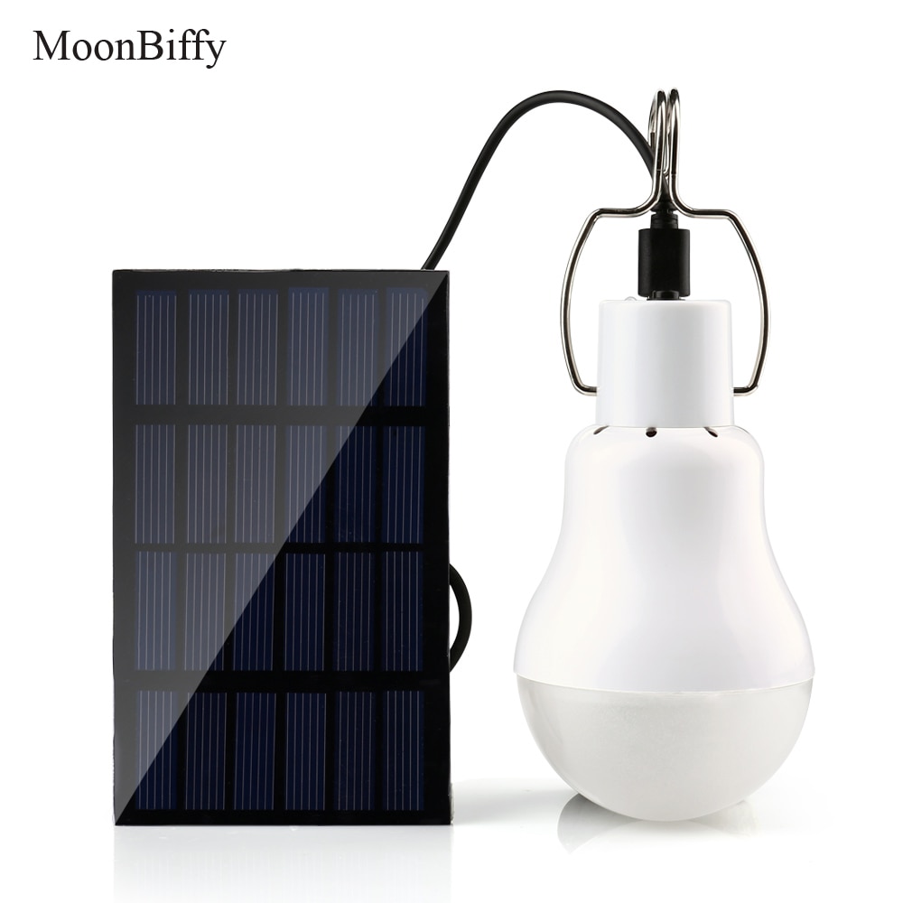 15 w 130LM MOONBIFFY Solar Power Outdoor Light Solar Lamp Draagbare Lamp Zonne-energie Lamp Led Verlichting