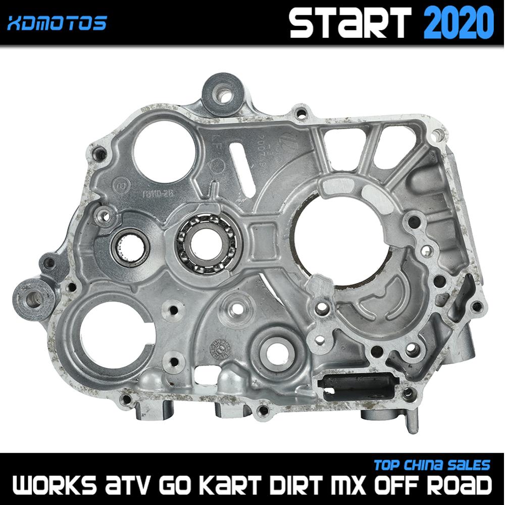 Cárter de motocicleta Lado derecho cárter de estator para lifan 150 150cc Horizontal de arranque de los motores de suciedad Pit bicicletas piezas: With bearing