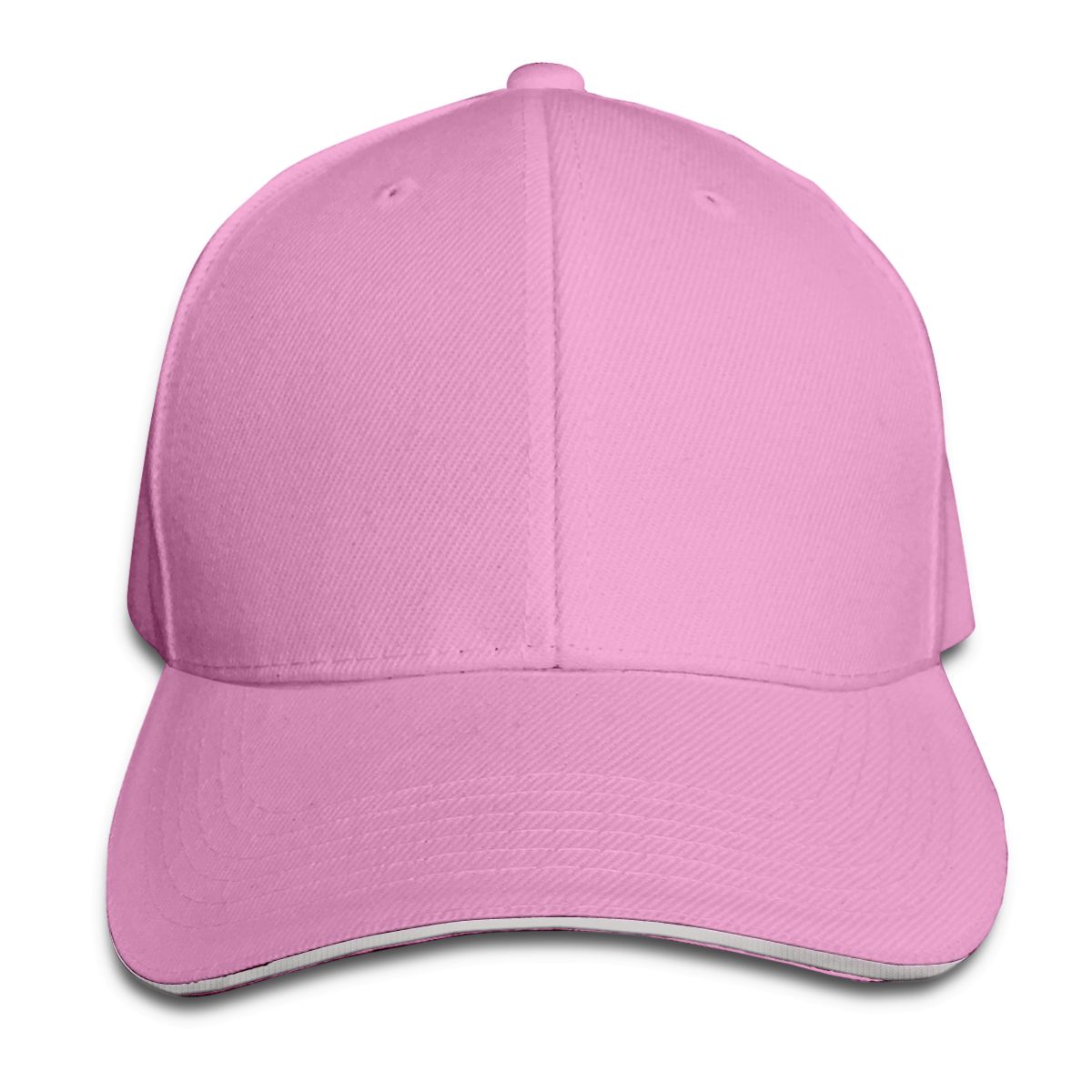 Gorra de camionero ajustable para hombre y mujer, gorra negra, blanca y roja, a la: Rosa