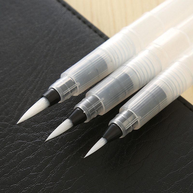 Dinyi caneta aquarela profissional, pincel artístico macio para desenho, pintura aquarela, caligrafia, conjunto de canetas, materiais de arte