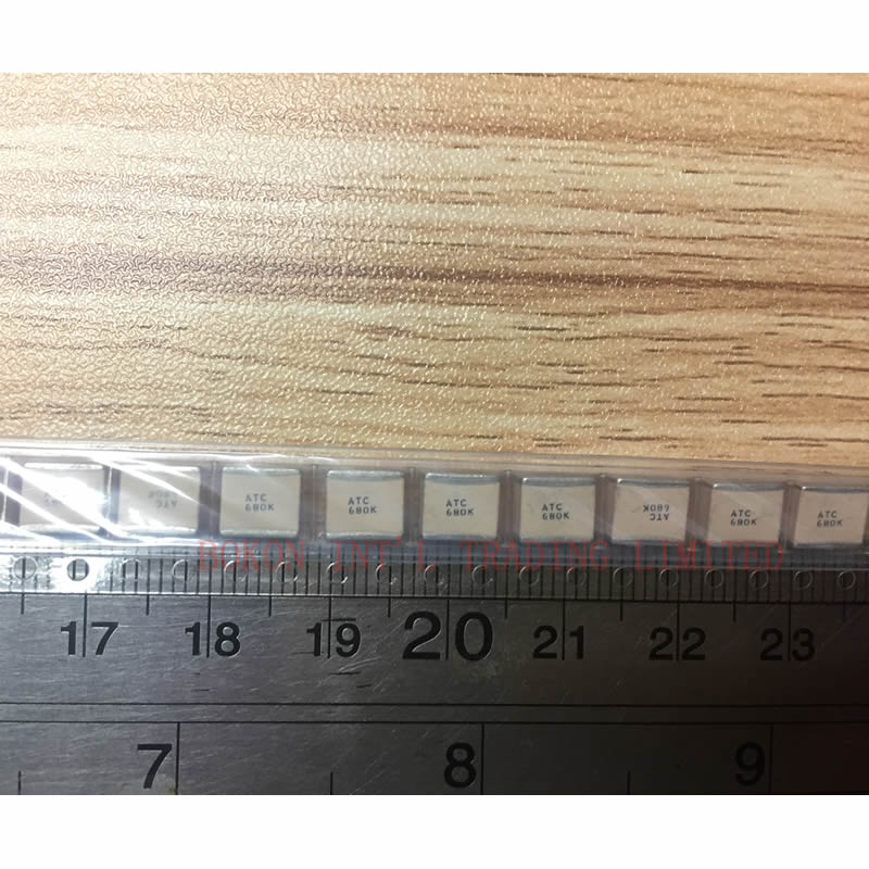 ATC100C680KWN3600XT 68pF Porcelain High RF Power Multilayer Capacitors 3600VDC High Q ATC 680K a680K