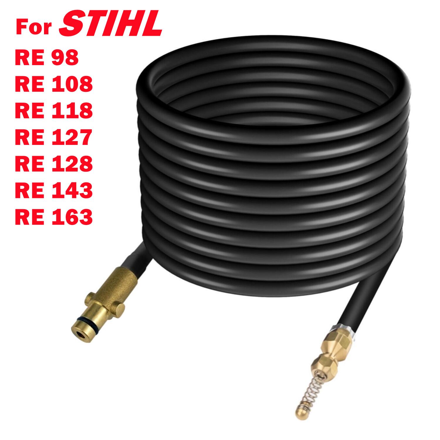 High Pressure Sewer Drain Water Cleaning Hose Pipe Cleaner For STIHL RE Series Washer