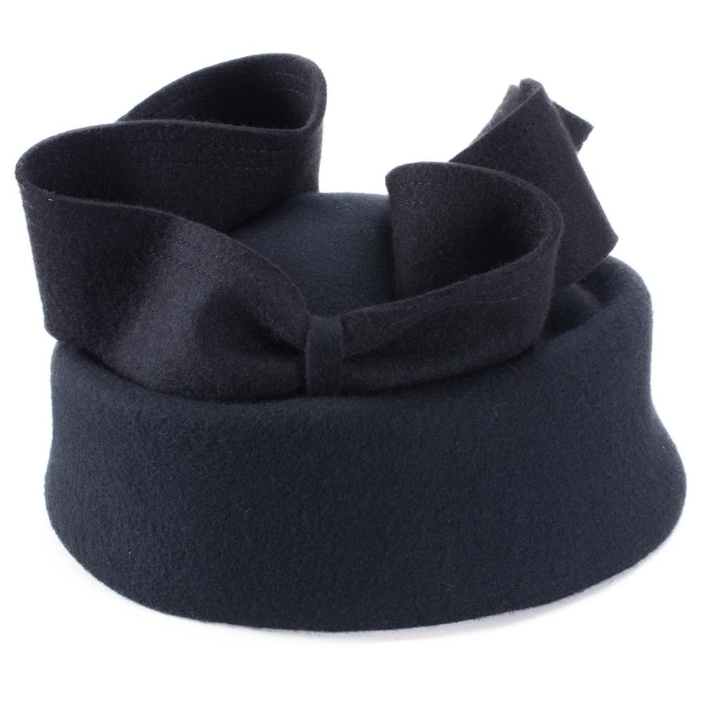 Chapeau Fascinateur En Feutre De Laine D'Australie - Pour Mariage, Tea Party, Rose Avec Nœud