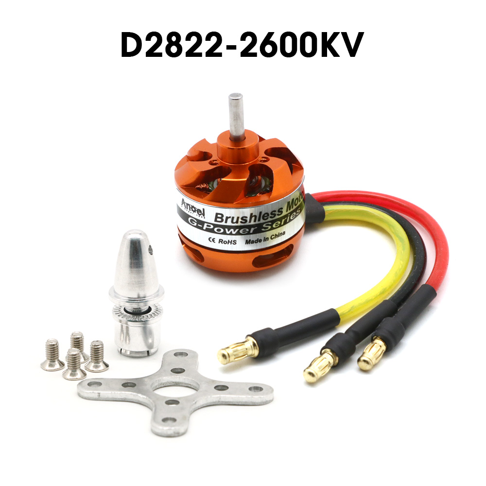 Motor sin escobillas D2822 D2830 D2826 D2836 D3530 D3548 D3542 D3536 Motor para Mini multicópteros RC avión de ala fija