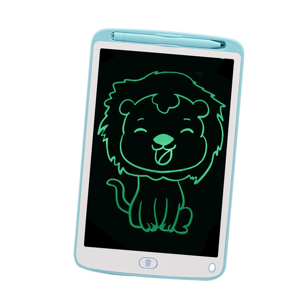 TISHRIC 10 Inch Graphics Tablet Kid LCD Writing Tablet With Stylus Pen For Drawing Educational Handwriting Pad Writing Board: Blue tablet