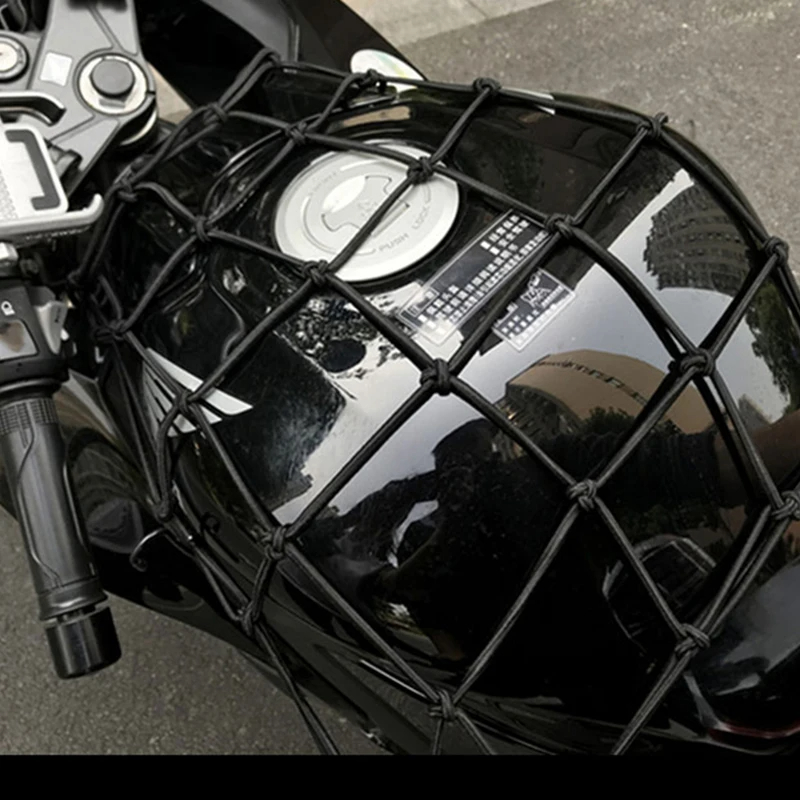 Motorsykkel bagasjenett sykkel 6 kroker holde nede drivstofftank bagasjenett web styling moto justerbart lastenett