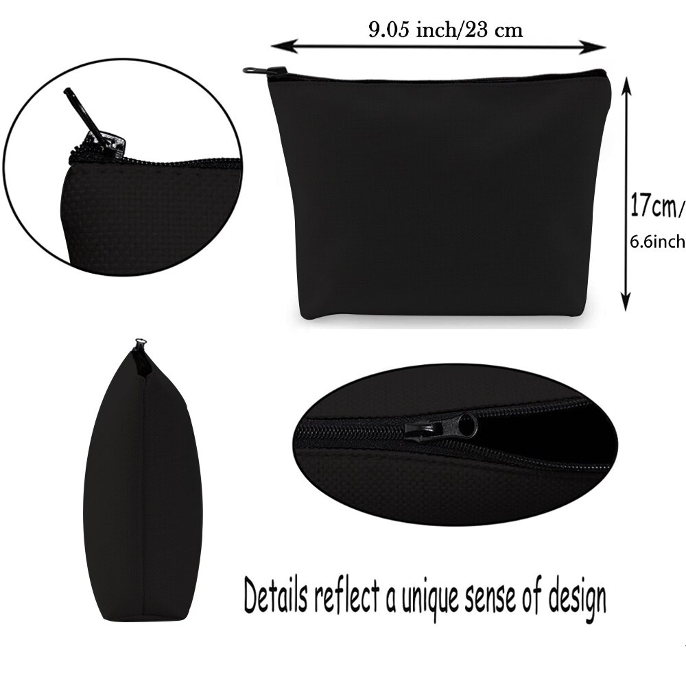 Cosmetische Tas - 3D Print Linnen - Ritsluiting - Reistoiletartikelen Organizer Pouch