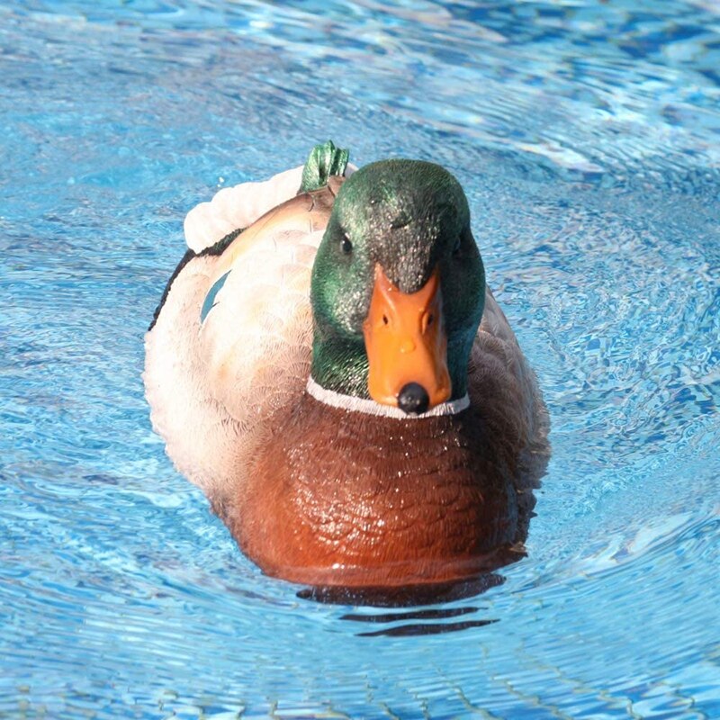 V201 RC Boat RC Duck Boat 2.4Ghz Hunting Motion Remote Control Duck Boat Waterproof for Swimming Pool Pond Garden Decor