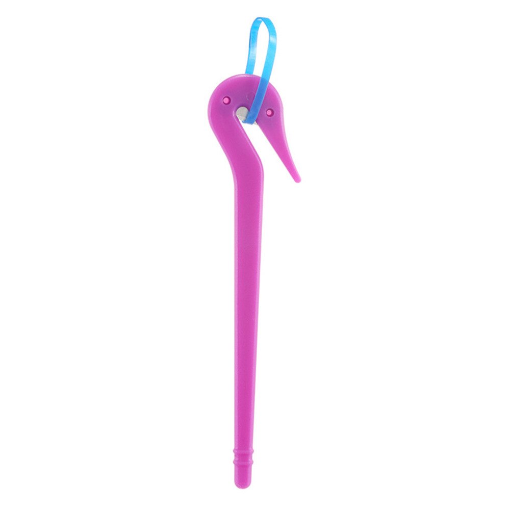 2pcs Elastic Hair Band Cutters Disposable Rubber Band Remover Pain Free Hair Ties Removing Tool (Mixed Colors)