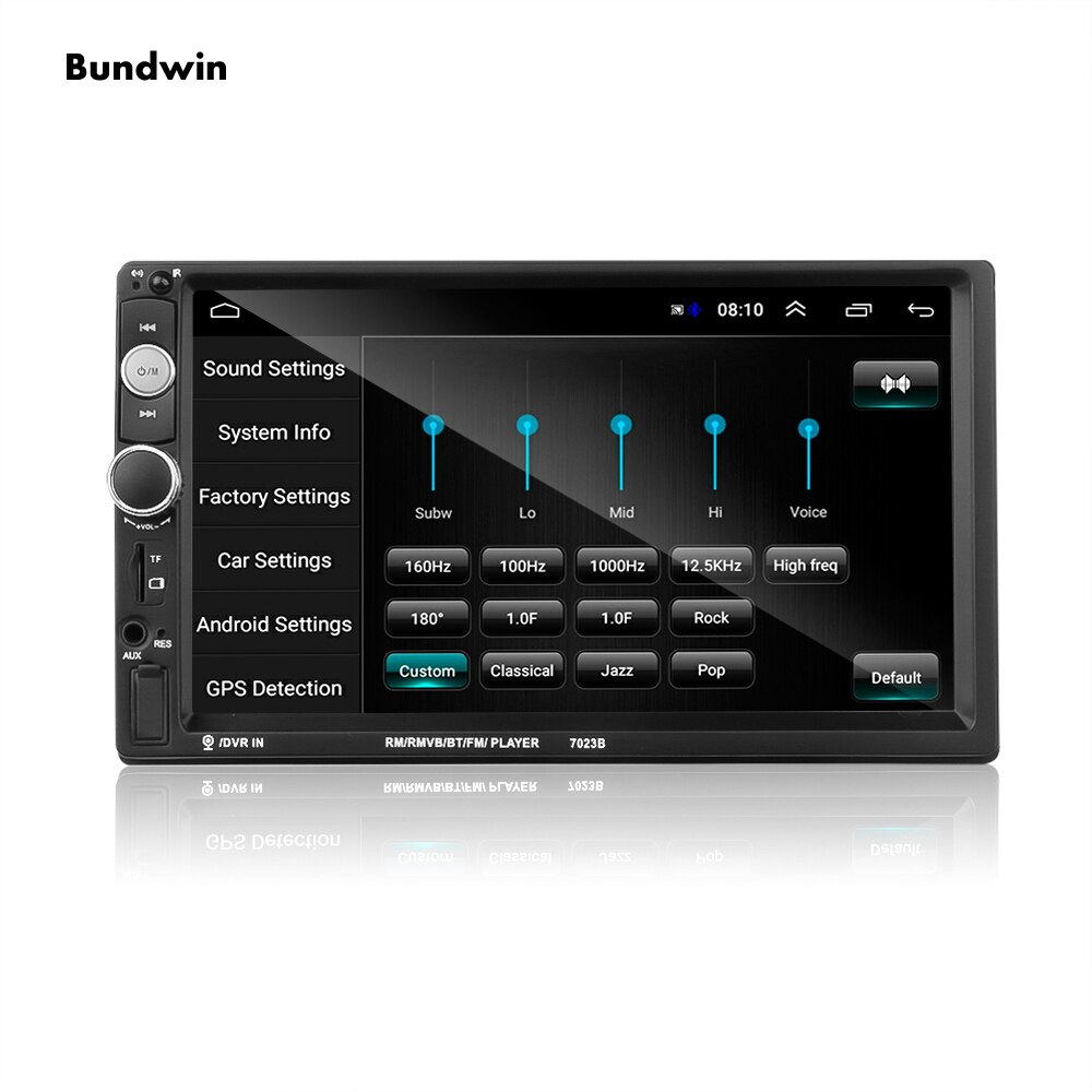 7" HD Car Radio MP5 Player - 2DIN Touchscreen Bluetooth USB TF FM with Camera Remote