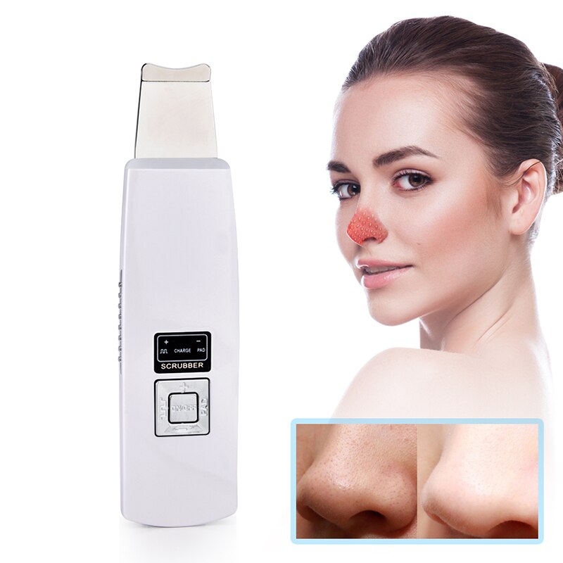 Depurador ultrasónico de piel ión ultrasónico limpieza Facial profunda Peeling Vibration Tool Face Skin depurador Lift Machine