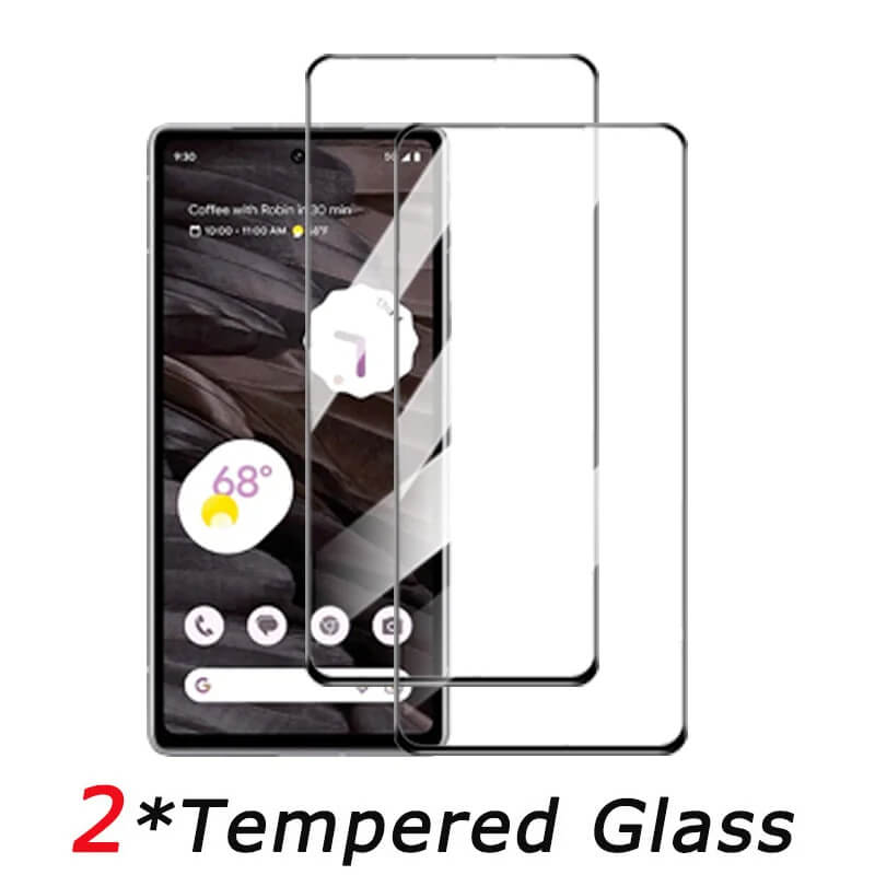 mica/lamina Pixel 8 Pro, pixel 8 screen protector for Google Pixel 7a protective tempered glass Pixel 6a Pixel8 camera lens film Google Pixel 7a accessories pixel-8-pro: Frosted / Bundle1
