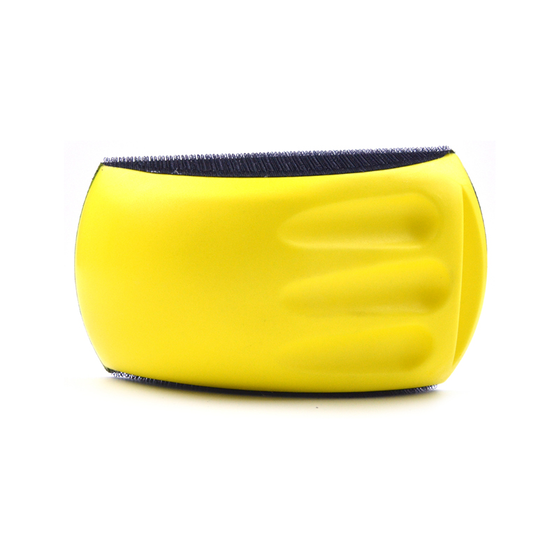 POLIWELL 6 inch 150mm Muis Vormige Schuren Disc Houder Schuurpapier Backing Polijsten Pad Hand Schuurblok voor Houten Auto polijsten