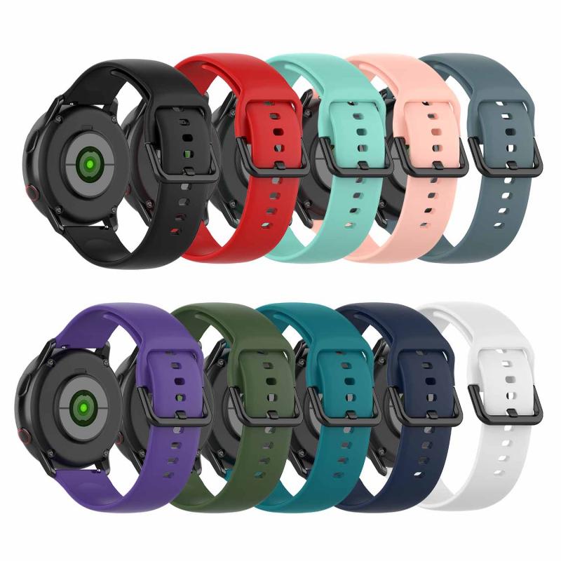 Silikon Strap FÜR Samsung Galaxy Uhr Aktive 2 40/44mm Getriebe sport handgelenk armband armband armband für samsung aktive 42mm