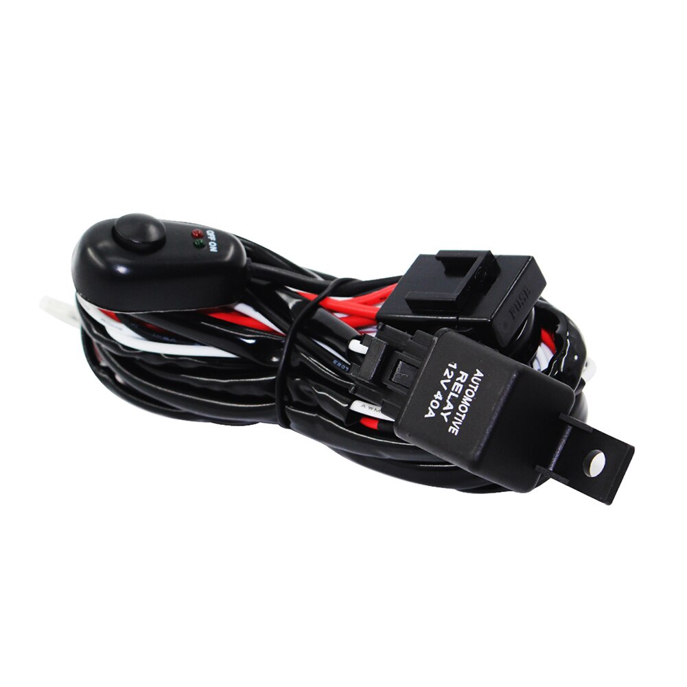 300W/180W Roof Spotlight High Power Switch Wiring Harness One -To-One Universal LED Pods Wiring Harness Kits: 180W