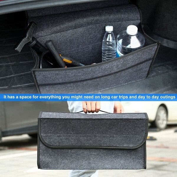 Portable Car Storage Box Car Toolbox Tool Folding Box Car Trunk Storage Bag
