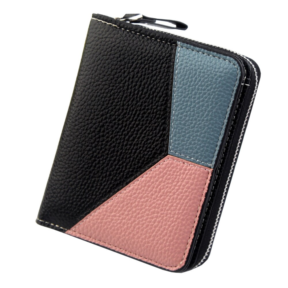 Patchwork damesportemonnees grote capaciteit leren clutch portemonnee kaarthouder portemonnee voor vrouwen mooie dames portemonnee