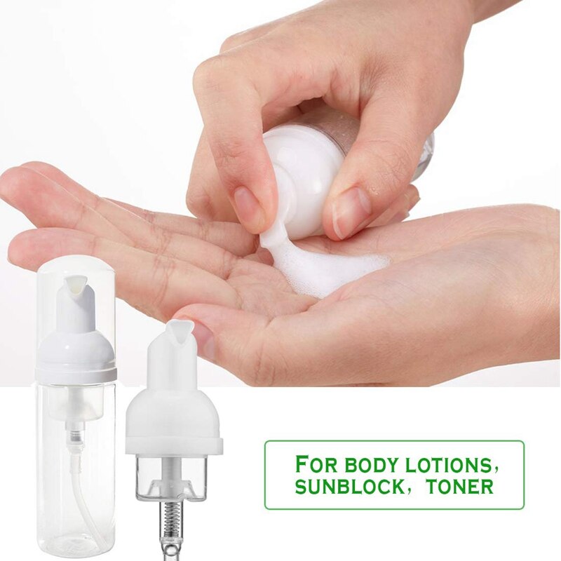 8 Teile/satz 50Ml Seife Spender Pumpe Flüssigkeit Multifunktionale Schäumen Flasche Shampoo Lotion Mini Mousses Dicht Reise