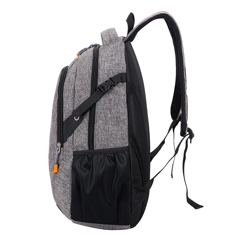 20 # mochila de lona de gran capacidad para mujer, mochila de lona de viaje, mochila para portátil Unisex, mochila grande de para estudiantes