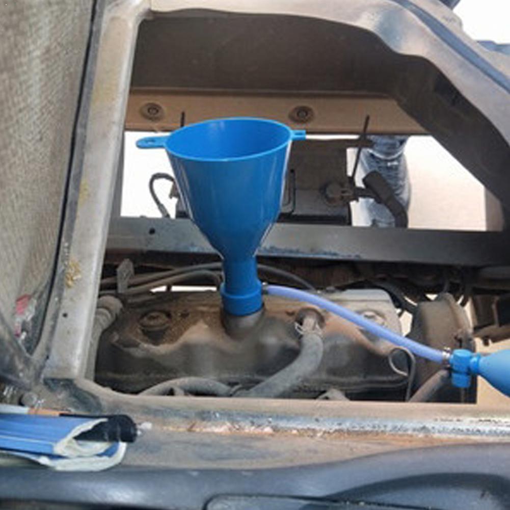Silicone Car Auto Engine Funnel Gasoline Oil Fuel Petrol Universal Liquid Transfer Filling Change Fluid Washer Oil Fill M8I8