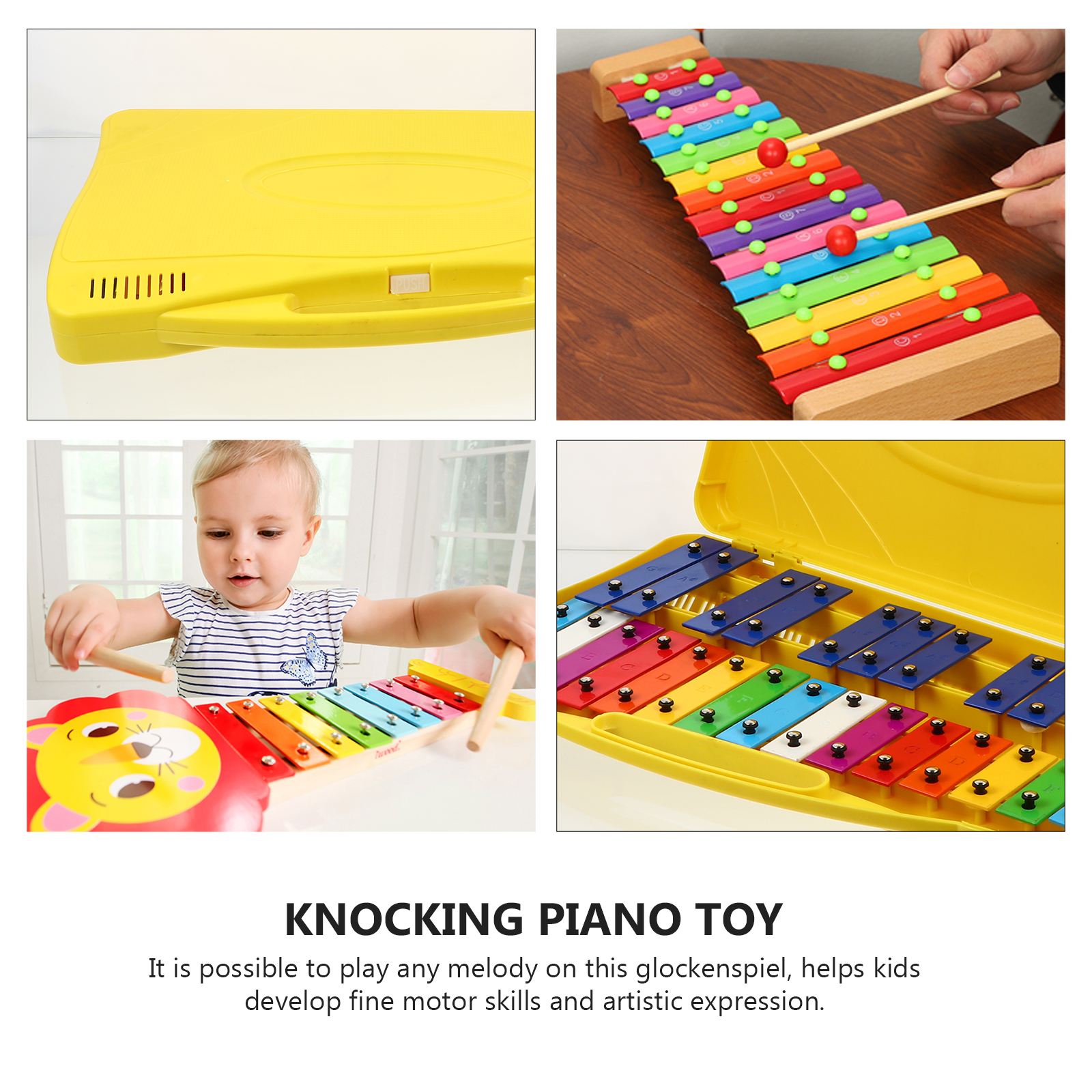 Muziekinstrument Speelgoed Kids Glockenspiel Xylofoon Educatief Speelbal