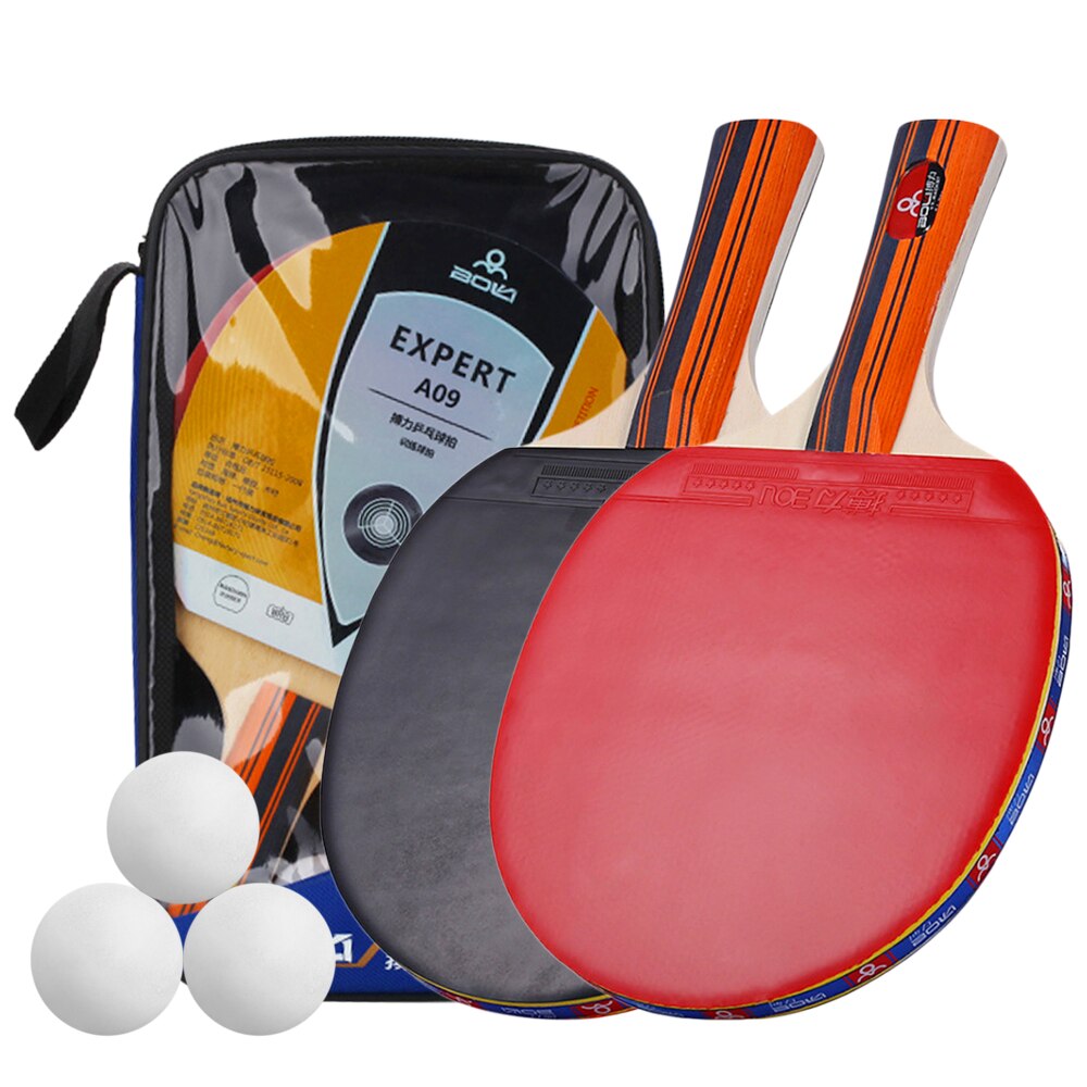 2 Ping Pong Bats 3 Ping Pong Balls Pack Table Tennis Ball and Bat Set Sports Home Exercise