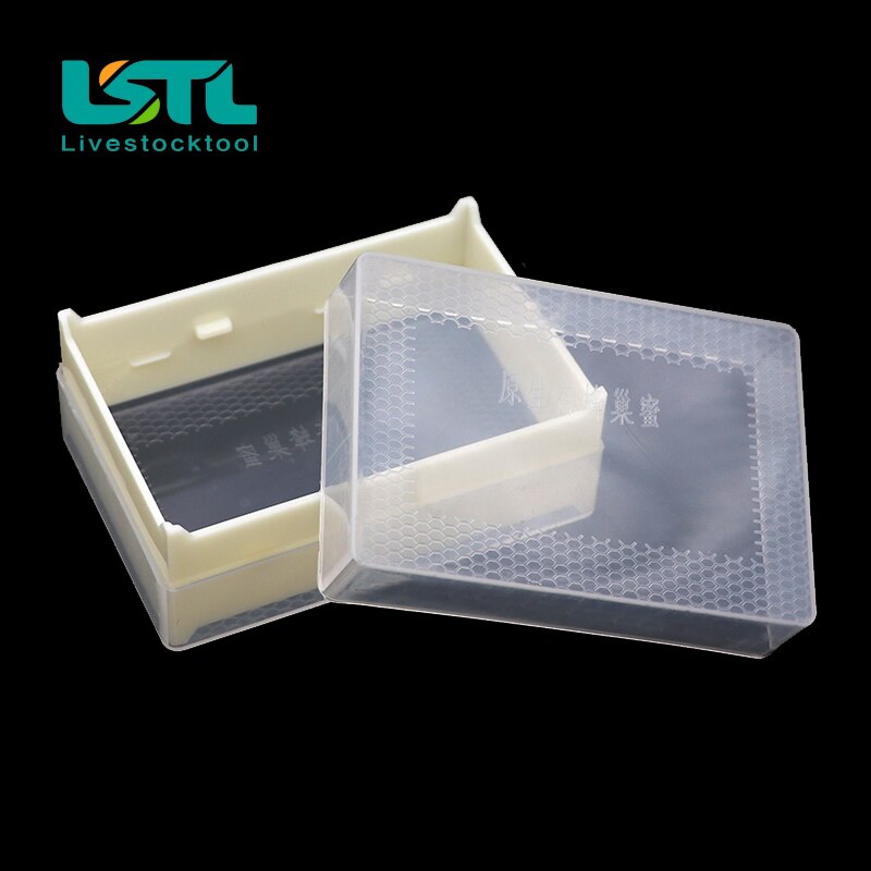10 Stck Bienenzucht 250g/500g Honig Kassette transparent Kunststoff Nest Honig Nest Honig Kasten Nest Abnehmbare Reinigen und Sanitär