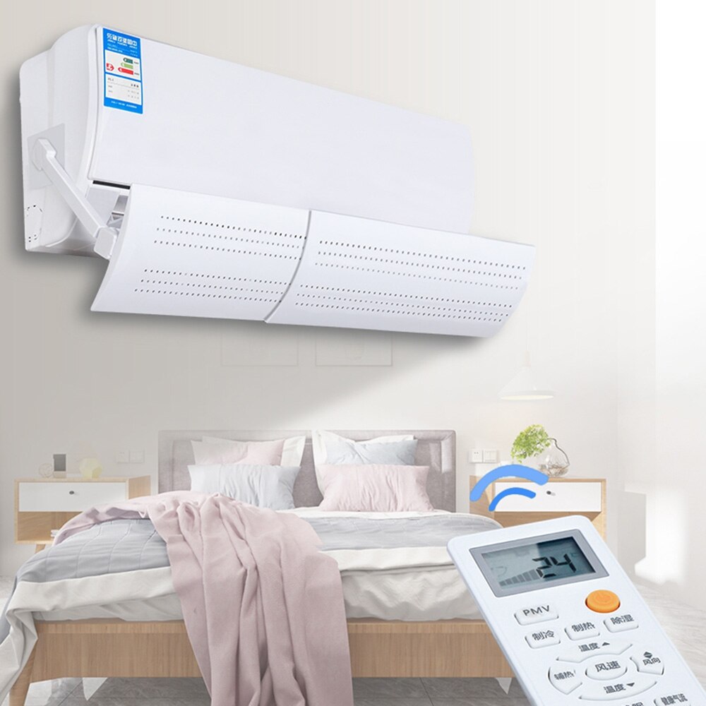 Adjustable Air Conditioning Cover Wind Deflector Windshield Air Conditioner Tools Air Baffle Shield Home Office Accessories