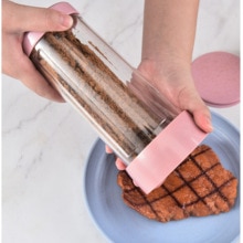 Ręczny obrotowy puder cukrowy w proszku mąka kakaowa robić cukru lub kawy dozownik wibrator sito robić mąki sito robić pieczenia