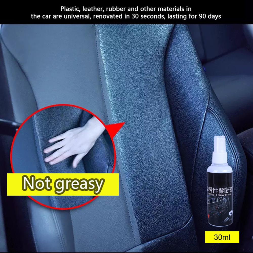 30ml interieur kunststof kunststof onderdelen wax herprofileringsmiddel vernieuwd kunststof herstel onderhoudsmiddel