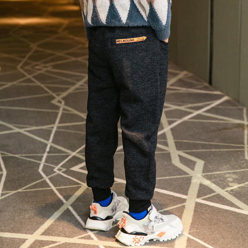 Jungen Vlies-Gefüttert Hosen Herbst Und Winter 2022 Neue Mittel Und Große freundlicher verlieren Beiläufige Hosen freundlicher Dicke Schlauch