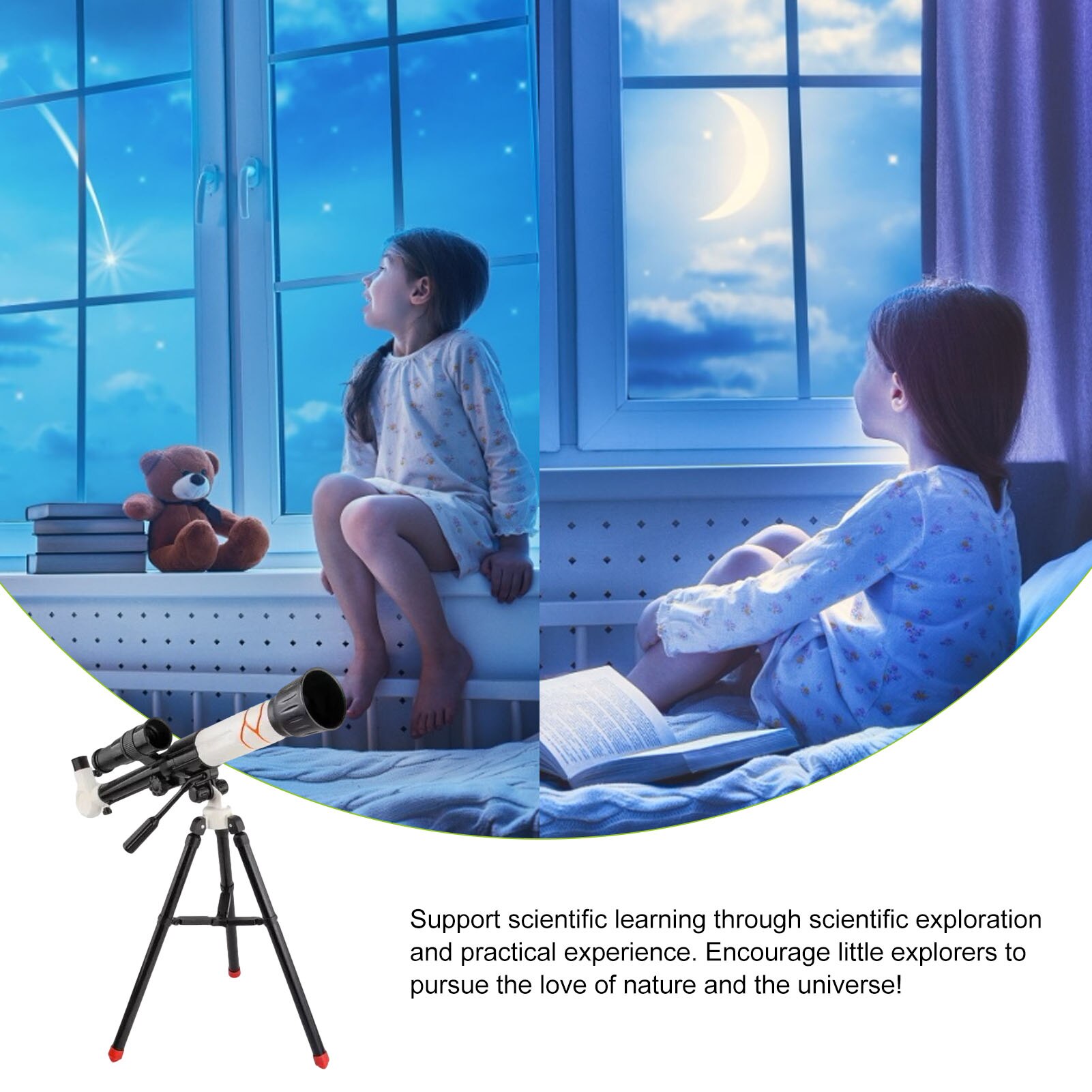 Telescopes Astronomical Refracting Telescopes Astronomy Beginner Stargazing High Magnification With Tripod