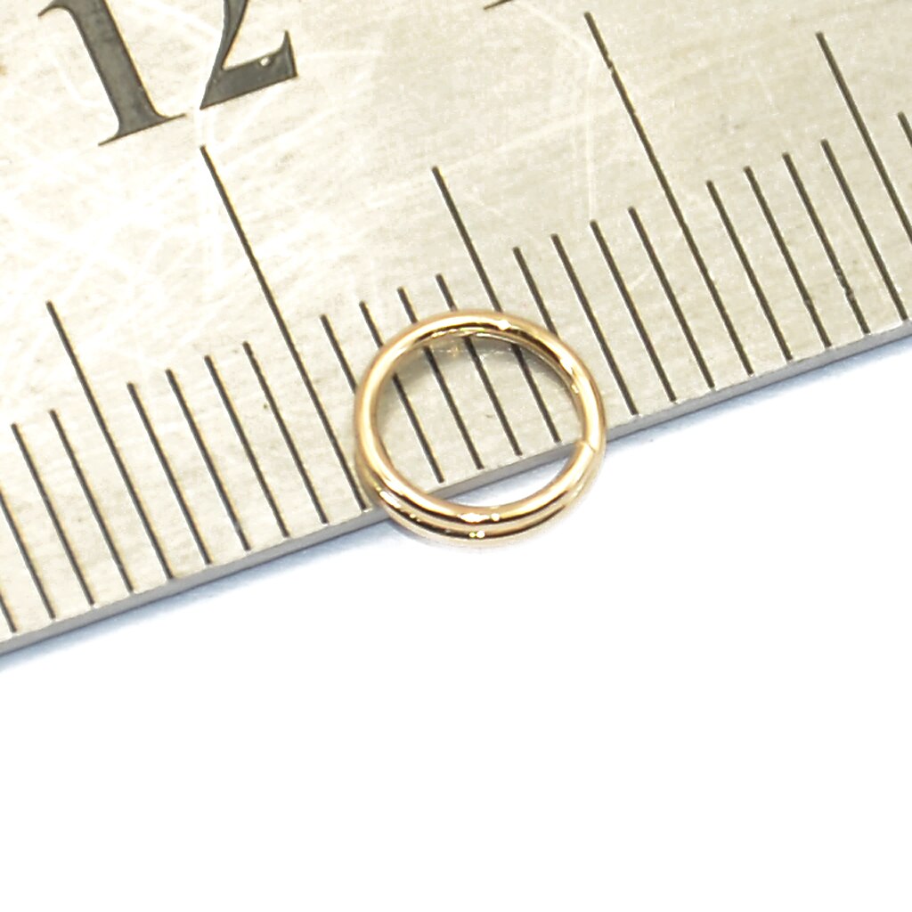 200 Pcs Split Rings Dubbele Lus Ringetje Diameter 6 Mm 8 Mm Voor Sieraden Maken 2 Kleur Voor Keuze