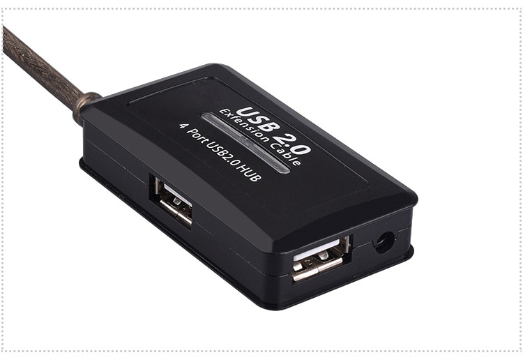 1pcs USB2.0 4 Ports HUB with 5M/10M/15M/20M Cable signal amplifier for Laptop Ultrabook for Windows XP