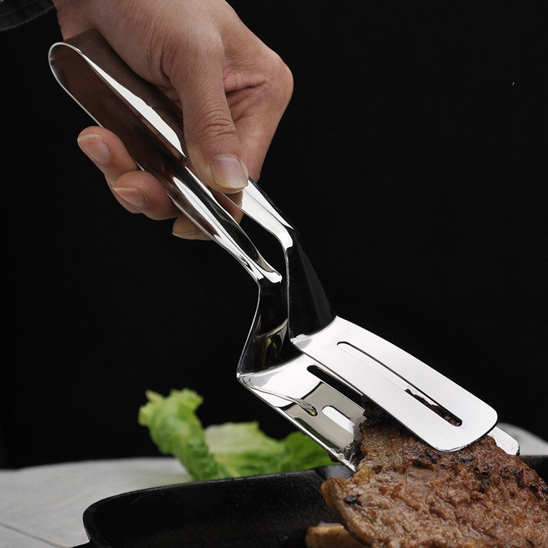 Steak Clip Dikke Truner 304 # Roestvrij Staal Voedsel Pizza Schop Barbecue Vlees Brood Schop Truner