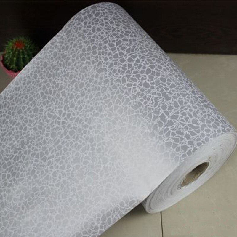 Mosaïque vinyle auto-adhésif papier peint rouleau toilettes salle de bain carrelage noir blanc décalcomanies cuisine étanche à l'huile PVC autocollant mural: Gray Lightning / 45cm X 5m