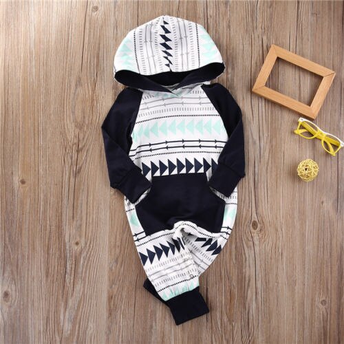 Peuter Baby Baby Jongen Meisje Kleding Set Hooded Jumpsuit Romper Speelpakje Outfits