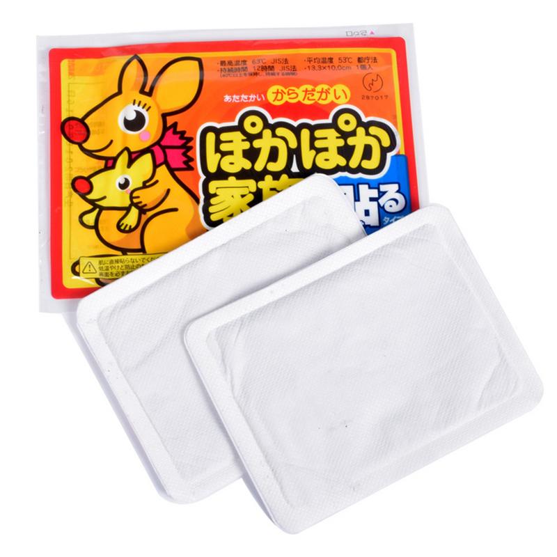 10 teile/los Warme Aufkleber Paste Pads Baby Fieber Warme Körper Aufkleber Hand Fuß Warme Aufkleber Taille Bauch Fieber Aufkleber