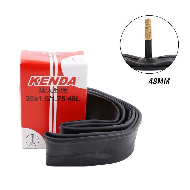 KENDA MTB 26 inch Tube 26×1.95/2.125 2.3/2.4 26 Bike Inner Tube: 26x1.5-1.75C AV 48mm