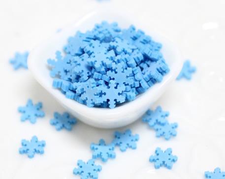 100G miniaturowa glina polimerowa cukierki cukier udawaj jedzenie narzędzie robić dekoracji ciast akcesoria okrągły/śnieg/Sakura kształt 5*1MM: style2